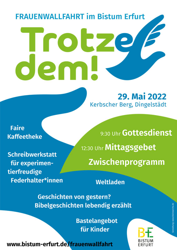 Plakat Frauenwallfahrt 2022