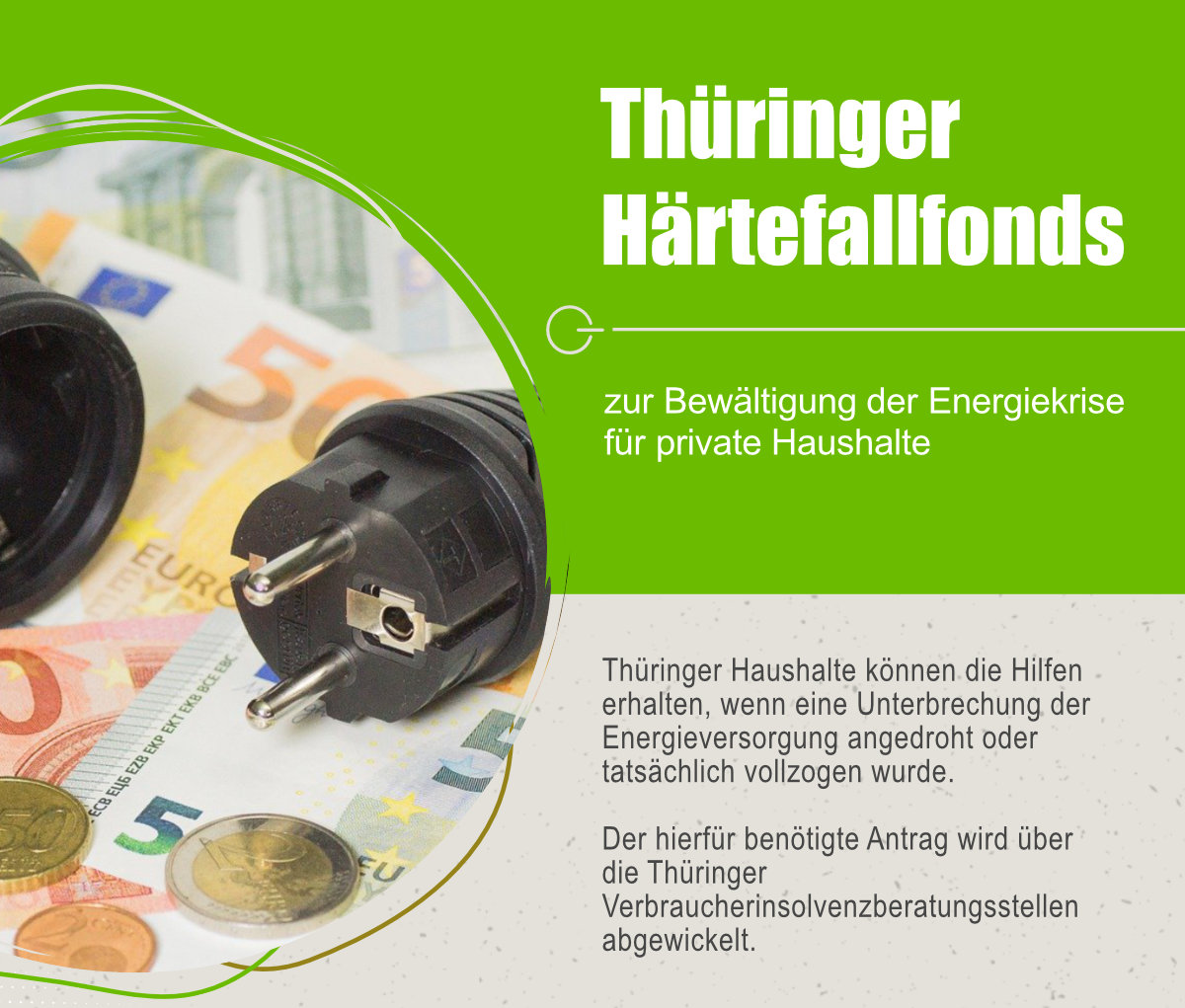 Thüringer Härtefallfonds zur Abwendung von Energiesperren 
